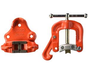RIDGID 40080 Modelo 21A Prensa de yugo para tubos, Tornillo de banco para tubos de 3 a 50 mm