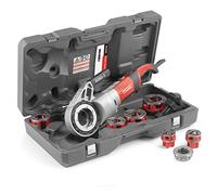 RIDGID 44943 Modelo 690-I Accionamiento Eléctrico con Troqueles de Roscado de 1/2 a 2 pulgadas BSPT 11R, Caja y Brazo de Soporte