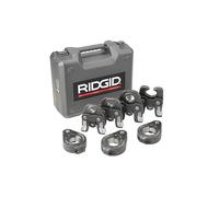 RIDGID 48553 MegaPress Mandíbulas y anillos, kit MegaPress de 1/2 pulgada a 2 pulgadas, herramientas de crimpado hidráulicas