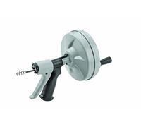 RIDGID 57038 Molinete manual Kwik-Spin con AUTOFEED, Cable limpiador desagües Núcleo interior (IC) C-1 y Cable helicoidal bombilla para limpieza desagües para eliminar obstrucciones en desagües