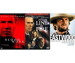 Ridin' Off On That Ol' Dusty Trail: Clint Eastwood's- Blood Work + True Crime + The Outlaw Josey Wales/ Pale Rider/ Bronco Billy 5 Feature Film DVD pack