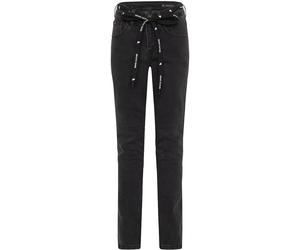 Riding Culture High Waist Vaqueros de moto para mujer, negro, Talla 26/30