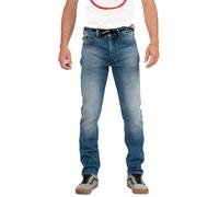Riding Culture Tapered Slim Light Blue Vaqueros de moto, azul, tamaño 29 34 para Hombres