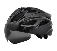 Riding Helmets, Bicycle Helmets with Rear Light Magnetic Goggles