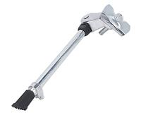 Riding Kickstand for 24-27 Inch Two - Wheelers | Adjustable Aluminum Alloy Center Mount | Non - Slip Rubber Foot for Mountain/Road/City Bikes | 55 lbs Load Capacity (Silver)