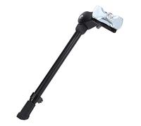 Riding Kickstand for 24-27 Inch Two - Wheelers | Adjustable Aluminum Alloy Center Mount | Non - Slip Rubber Foot for Mountain/Road/City Bikes | 55 lbs Load Capacity (Black)