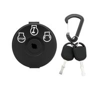 Riding Lawn Mower Ignition with Key - PP Metal High Pressure Button | Easy Install Durable Ignition Starter for Women Men, Fits Most Lawn Mowers Garden