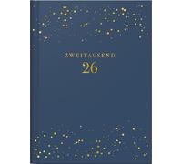 rido/idé 7013603026 | Taschenkalender Young Line Mini 2026 "Starry Night" | A6, Kunstleder