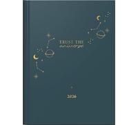 rido/idé 7013607016 | Taschenkalender Young Line Mini 2026 "Universe" | A6, Papier