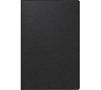 rido/idé 7016168907 Taschenkalender Mod. partner/Industrie I 2027 A7, Leder, schwarz