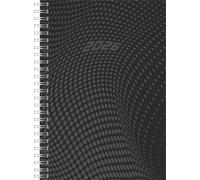 rido/idé 7021804906 | Buchkalender Mod. Timing 1 2026 | A5, Kunststoff, schwarz