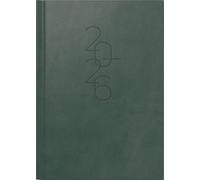 rido/idé 7026033016 | Buchkalender Mod. Mentor 2026 | A5, Kunstleder, dunkelgrün