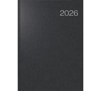 rido/idé 7027503906 | Buchkalender Mod. Conform 2026 | A4, Kunststoff, schwarz