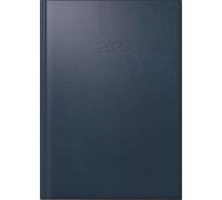 rido/idé 7028903386 | Buchkalender Mod. ROMA 1 2026 | A5, Kunststoff, dunkelblau