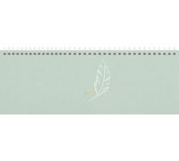 rido/idé 7036331007 Querterminbuch Premium Young Line 2027 "Feather" 297×105 mm, Textil