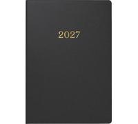rido/idé Agenda de bolsillo Design Line Mod. partner/Industria I 2027 "Black" | A7, textil