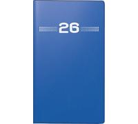 rido/idé Agenda de bolsillo, modelo Miniplaner d 15 2026, A6, plástico, azul