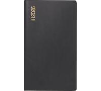rido/idé Agenda de bolsillo, modelo Miniplaner d 15 2026, A6, plástico, negro