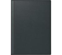 rido/idé Agenda de bolsillo, modelo perfect/Technik I (2025), 2 páginas = 1 semana, A6, 208 páginas, cubierta de piel Rio, color negro