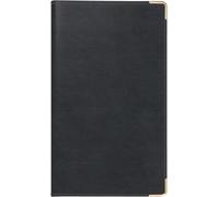 rido/idé Agenda de bolsillo, modelo planificador de bolsillo (2025), 2 páginas = 1 semana, A6, 144 páginas, cubierta de piel sintética Belnova, color negro