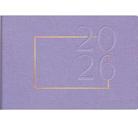 rido/idé Agenda de bolsillo, modelo Septimus 2026, "Lavender", A6 horizontal, textil