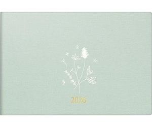 rido/idé Agenda de bolsillo, modelo Septimus 2026 "Wild Flowers", A6 horizontal, textil