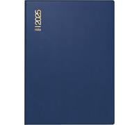 rido/idé Agenda de bolsillo, modelo Technik II (2025), 1 página = 2 días, A6, 304 páginas, cubierta de plástico, color azul