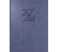 rido/idé Agenda diaria modelo Mentor 2024 1 página = 1 día tamaño de la hoja 14,8 x 20,8 cm, azul