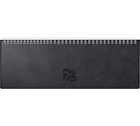 rido/idé Agenda semanal de 2024, 2 páginas = 1 semana, tamaño de hoja 30,7 x 10,5 cm, color negro