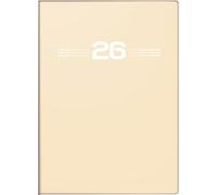 rido/idé Calendario de bolsillo, Mod. perfect/Technik I 2026, A6, plástico, arena