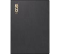 rido/idé Calendario de bolsillo, Mod. perfect/Technik I 2026, A6, plástico, negro