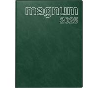 rido/idé Calendario de libro Mod. magnum 2025 | 183 × 240 mm, plástico, verde oscuro
