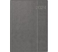 rido/idé Calendario diario modelo Conform 2024 1 página = 1 día A4, gris