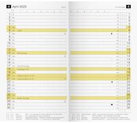 rido/idé Calendario mensual de repuesto modelo M-Planer (2025), 2 páginas = 1 mes, A6, 32 páginas, color blanco