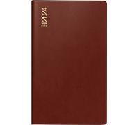 rido/idé Calendario mensual modelo GILET planificador 2024 2 páginas = 1 mes tamaño de la hoja 7 x 11,8 cm burdeos