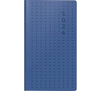 rido/idé Calendario semanal "Flow" modelo planificador de bolsillo en 2024 2 páginas = 1 semana tamaño de hoja 8,7 x 15,3 cm, azul