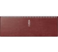 rido/idé Calendario semanal modelo septant 2024 2 páginas = 1 semana tamaño de la hoja 30,5 x 10,5 cm, burdeos