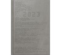 rido/idé Futura 2 2023 Pixel - Calendario semanal (14,8 x 20,8 cm), color gris