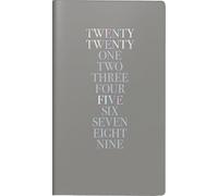 rido/idé Iridescent - Agenda de bolsillo, 2025, 2 páginas = 1 semana, A6, 144 páginas, tapa balacron, color gris oscuro