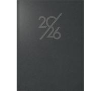 rido/idé Mentor 2026 - Agenda de libro (tamaño A5, piel sintética), color negro