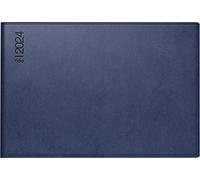 rido/idé Septimus 2024 - Agenda semanal (2 páginas, 1 semana, horizontal, tamaño de la hoja, 15,2 x 10,2 cm), color azul oscuro