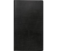 ridoidé Agenda de Bolsillo, Modelo de planificador de Bolsillo con Calendario Mensual, 2025, 2 páginas = 1 Semana, A6, 144 páginas, Cubierta de Piel sintética, Color Negro