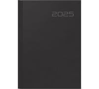 ridoidé Agenda futura 2 (2025), 2 páginas = 1 semana, A5, 176 páginas, cubierta Balacron, color negro