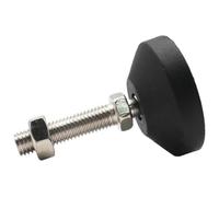 RIDRAMENTO Niveladores de Muebles Pies, Pies Niveladores De Muebles Ajustables M8/M10/M12 Base 40/50 Mm Perno 50-120 1-4 Piezas(D50xm10x100,1Pcs)