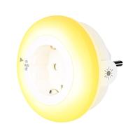 Ridwiwa Luz nocturna de enchufe eléctrico, LED ajustable de pared 3 colores, bajo consumo de energía, luz nocturna para bebé, apta para habitación de niños, pasillo, escalera, salón, cocina