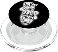 Ríe Ahora Llora Más Tarde Chicano Tattoo Flash PopSockets PopGrip para MagSafe