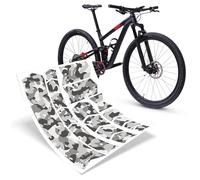 RIE:Sal Design Mixto Marco: Tape 3000 Kit Protección Marco Bicicleta, Camuflaje, Talla única EU