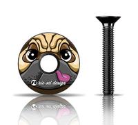 RIE:Sel Design Stemcap Tapa de horca-Top Cap, Unisex, Mops, Normal