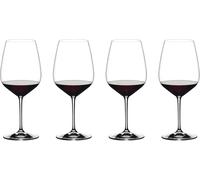 RIEDEL Extreme, Set 4 Calici Vino 'Cabernet' - Cristal cristal, Contornos extremos, 4 piezas, 56 oz, Rojo, Tulip, Copa de vino tinto