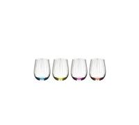 RIEDEL Juego de 4 vasos Happy Optical O 344ml multicolor
